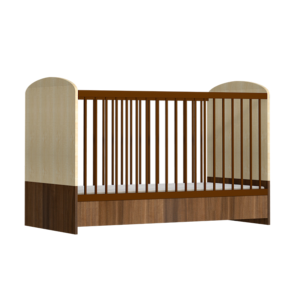 Variabilní postýlka Faktum Makao70x140 švestka/javor Vzor: žirafa