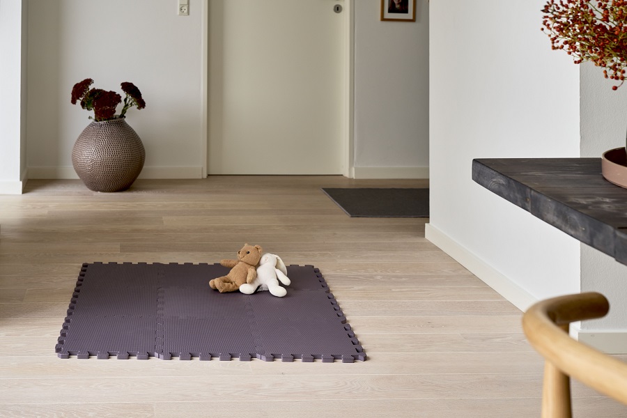 Baby Dan Baby Dan hrací podložka puzzle Lavender 90x90 cm" "Barva:levandulová|Počet kusů:9|