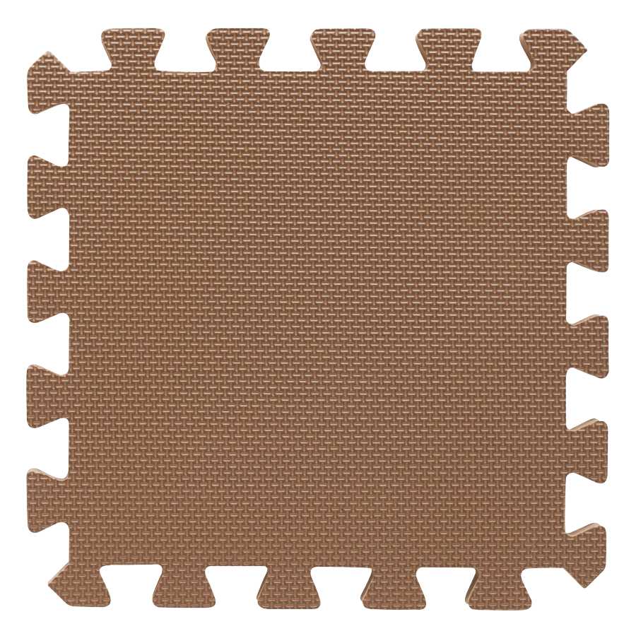 Baby Dan Baby Dan hrací podložka puzzle Brown 90x90 cm" "Barva:hnědé|Počet kusů:9|