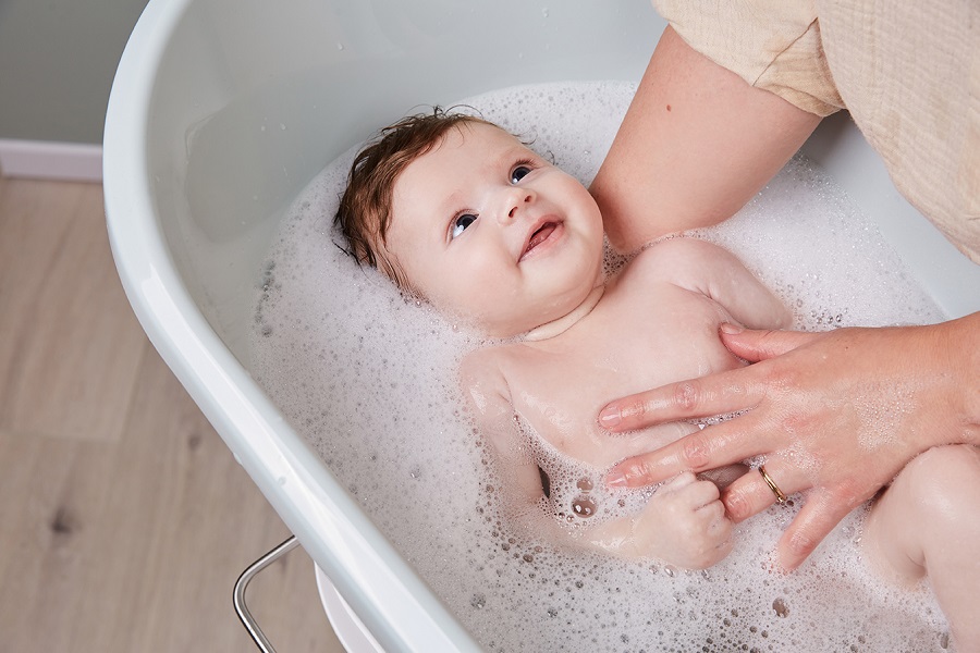 Bebe-Jou Sada vaničky Sense Sepp a stojanu Sense White" "Barva:mentolové|Druh:koupací sada|Vzor:Sepp Sky Green|