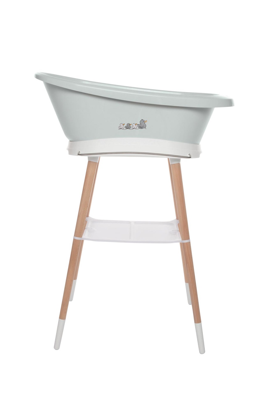 Bebe-Jou Sada vaničky Sense Sepp a stojanu Sense White" "Barva:mentolové|Druh:koupací sada|Vzor:Sepp Sky Green|