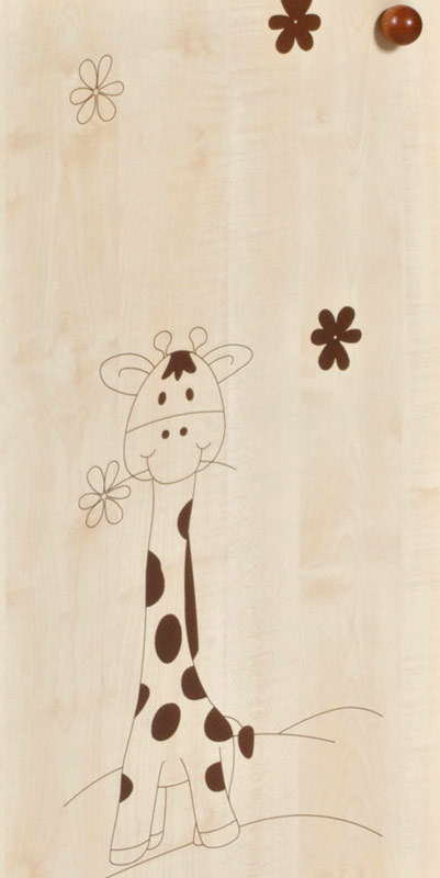 Skříň jednodílná Faktum Makaó Vzor: žirafa