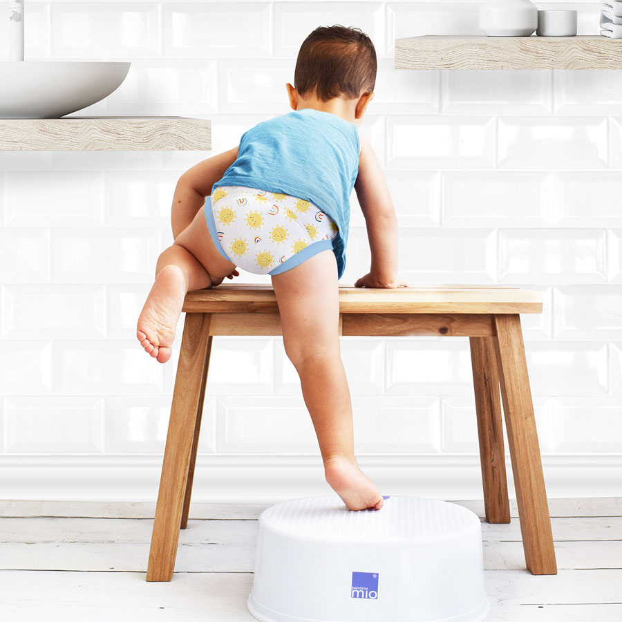 Bambino Mio Bambino Mio učící plenky 18-24 měsíců Sunny Days" "Druh:učící|Typ:kalhotkové|Vzor:Sunny Days|Zapínání:natahovací|