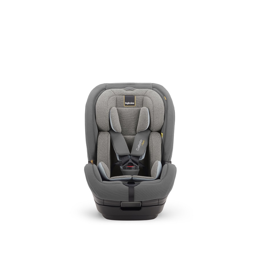 Inglesina Inglesina CABOTO I-SIZE 76-150 cm 2026 Moon Grey" "Barva:šedé|Odpovídá normě:ECE R129 i-Size|Požadované vlastnosti:ochrana proti bočnímu nárazu|Váhová kategorie:9-36 kg|