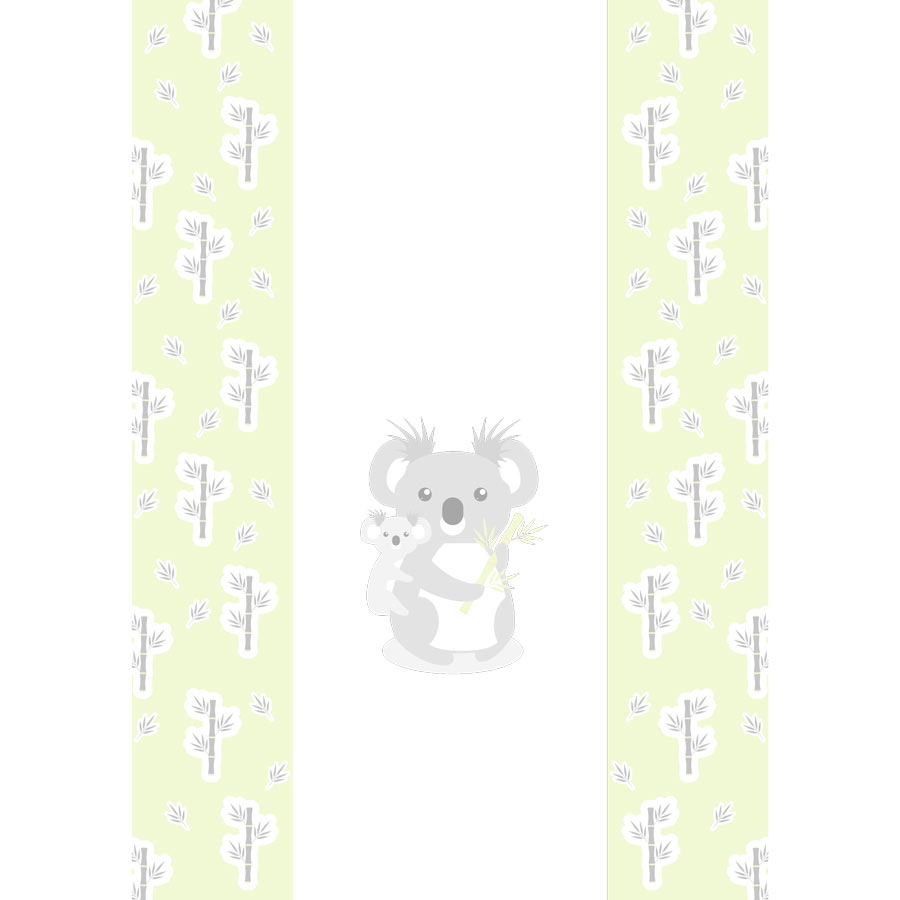 Rialto Baby Přebalovací podložka pevné dno 80x50 Panda" "Barva:zelené|Požadované vlastnosti:Se zvýšenými okraji|Typ:podložky s pevným dnem|