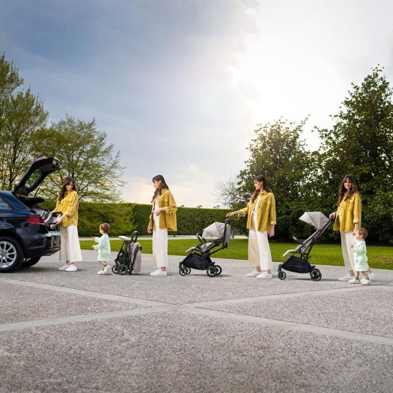 Inglesina Inglesina Sportovní kočárek Now 2025 Snap Grey" "Barva:šedé|Požadované vlastnosti:S odpružením|Typ:Sportovní|