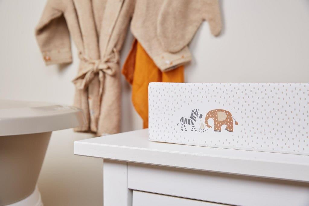 Bebe-Jou Termovanička Bébé-jou Click Steppe" "Barva:béžové|Délka:86|Druh:vaničky|Protiskluzová úprava:ano|Šířka:44|Určen pro:do 4 let|Výška:32|Vzor:Steppe|