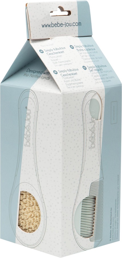 Bebe-Jou Dárková sada Bébé-Jou Steppe" "Barva:hnědé|Druh:sada kosmetických pomůcek|Použití:pro kojence|Vzor:Steppe|