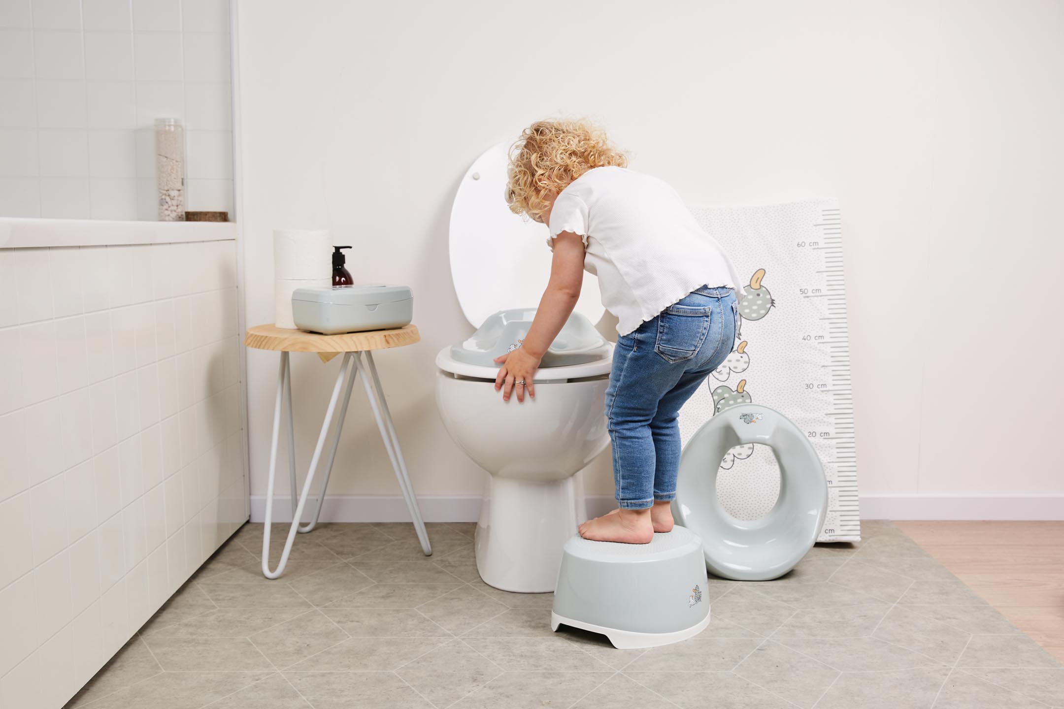 Bebe-Jou Tréninkové sedátko na toaletu Bébé-Jou Breeze Green" "Barva:zelené|Druh:učící|Série:Breeze Green|Typ:sedátka na WC|Vzor:Breeze Green|