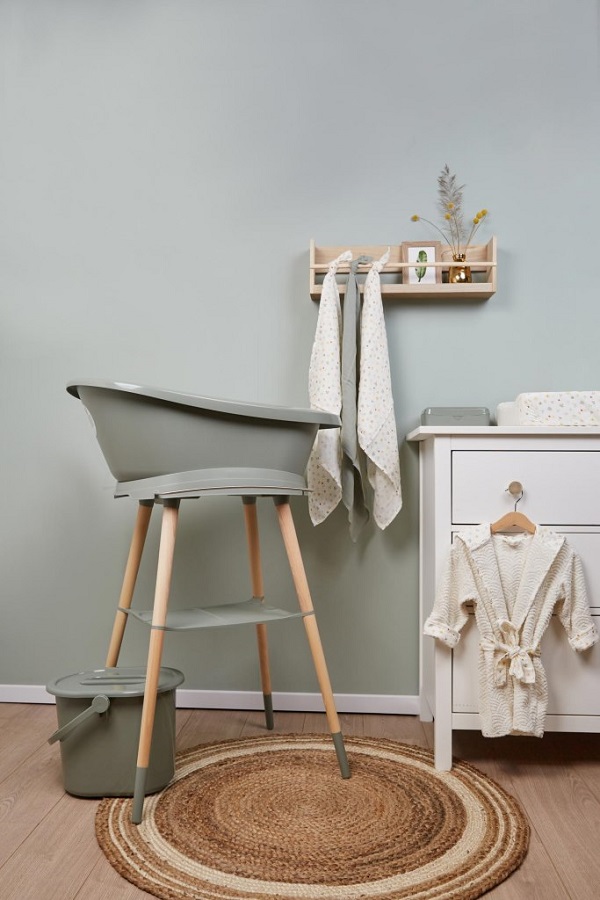 Bebe-Jou Stojan pod vaničku Bébé-Jou Sense Breeze Green" "Barva:zelené|Druh:stojany pod vaničku|