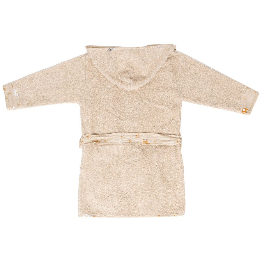 Bebe-Jou Župánek Bébé-Jou Steppe" "Barva:oranžové|Druh:Dětské župany|Materiál:100% bavlna|Výrobce:Bébé-jou|Vzor:Steppe|