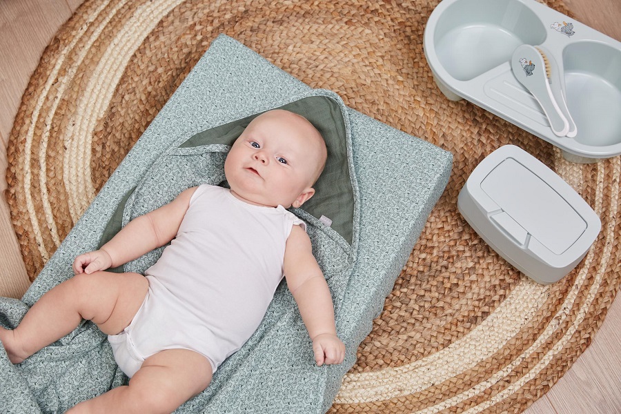 Bebe-Jou Ručník s kapucí froté Bébé-Jou Sepp" "Barva:zelené|Materiál:100% bavlna|Rozměry:75 x 85|Vzor:Sepp|