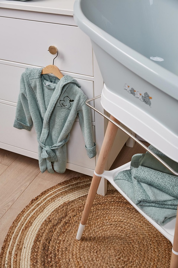 Bebe-Jou Župánek Bébé-Jou Sepp" "Barva:zelené|Druh:Dětské župany|Materiál:100% bavlna|Výrobce:Bébé-jou|Vzor:Sepp|