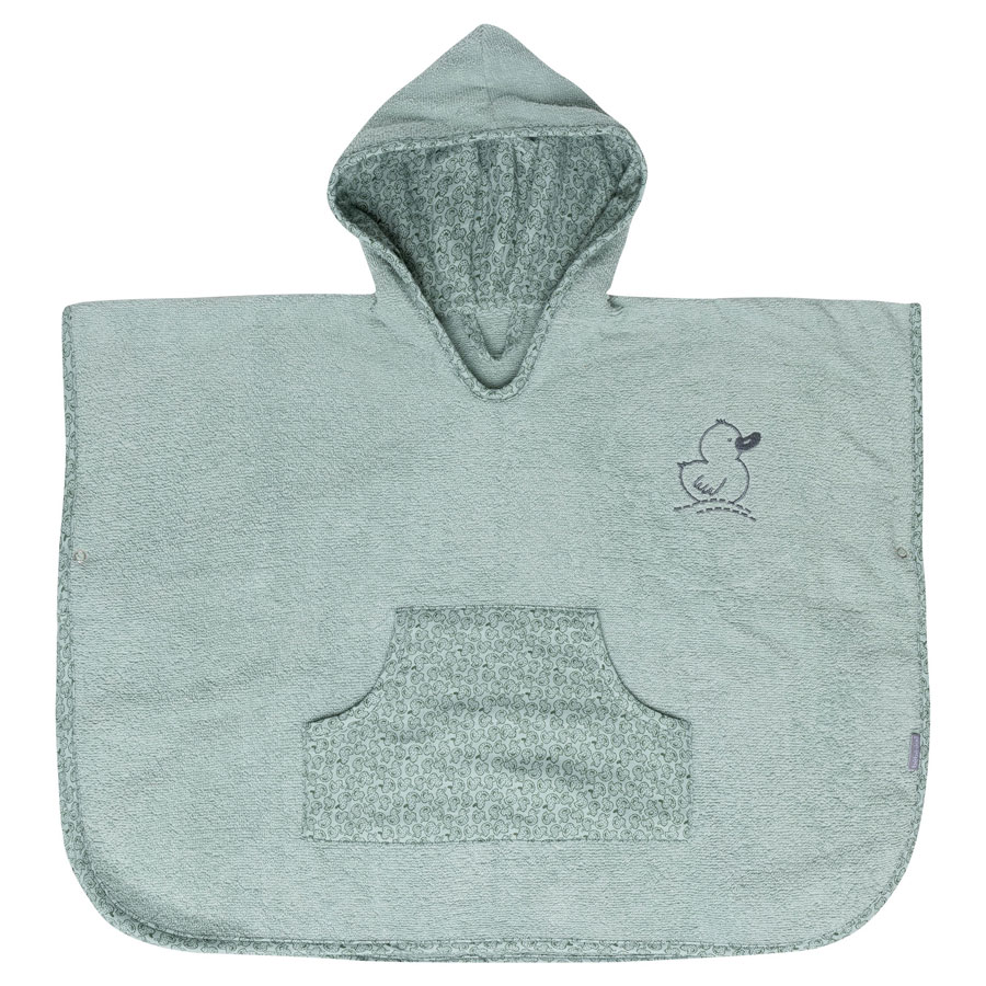 Bebe-Jou Froté pončo Bébé-Jou Sepp" "Barva:zelené|Druh:ponča|Materiál:100% bavlna|Vzor:Sepp|Značka:Bébé-jou|