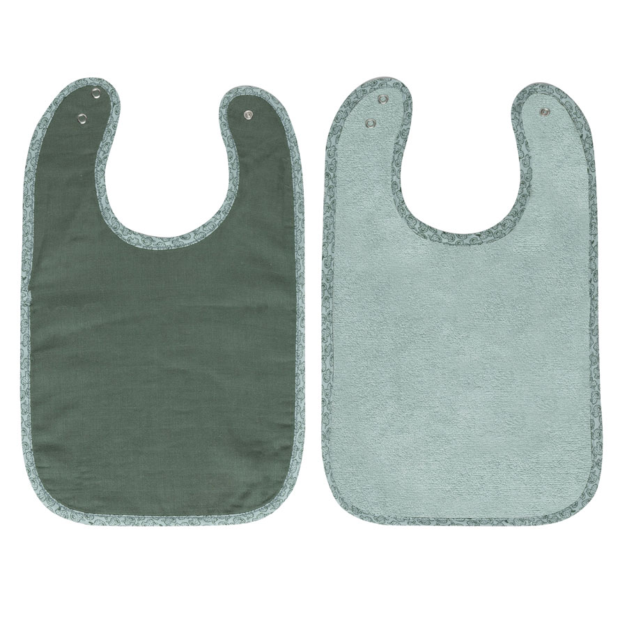 Bebe-Jou Bryndáčky Bébé-Jou Sepp 2ks" "Barva:zelené|Vzor:Sepp|Zapínání:baby patent|