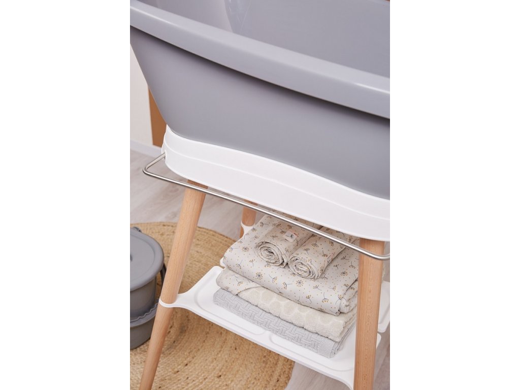 Bebe-Jou Box na ubrousky Bébé-Jou Fabulous Griffin Grey Silk" "Barva:šedé|Druh:pouzdra na ubrousky|Použití:pro kojence|Vzor:Griffin Grey|