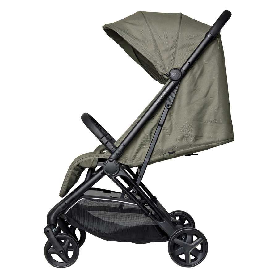 Koelstra Koelstra kompaktní sportovní kočárek Re-Act 2026 Green" "Barva:zelené|Nosnost:22 kg|Požadované vlastnosti:S odpružením|Průměr předních kol:140 mm|Průměr zadních kol:160 mm|Typ:Sportovní|