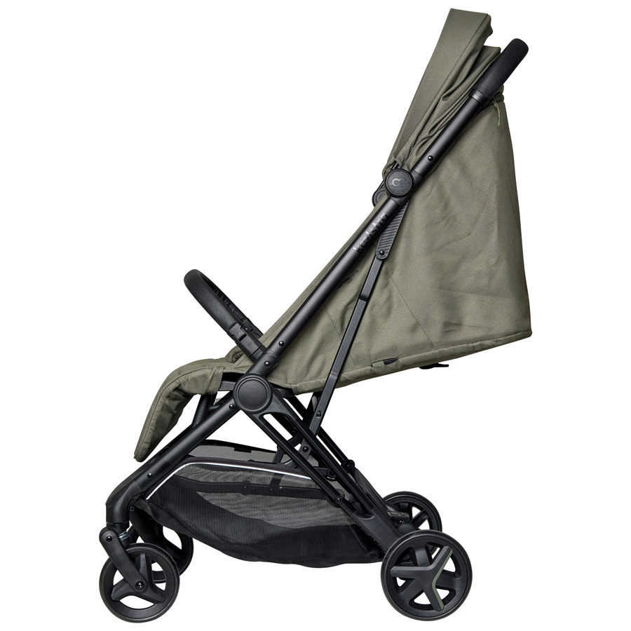 Koelstra Koelstra kompaktní sportovní kočárek Re-Act 2026 Green" "Barva:zelené|Nosnost:22 kg|Požadované vlastnosti:S odpružením|Průměr předních kol:140 mm|Průměr zadních kol:160 mm|Typ:Sportovní|