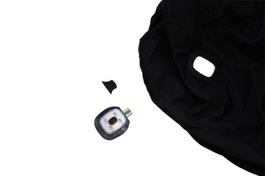 Baby Dan BabyDan pláštěnka pro hluboký kočárek s LED osvětlením" "Barva:tmavěšedé|Druh kočárku:hluboké|