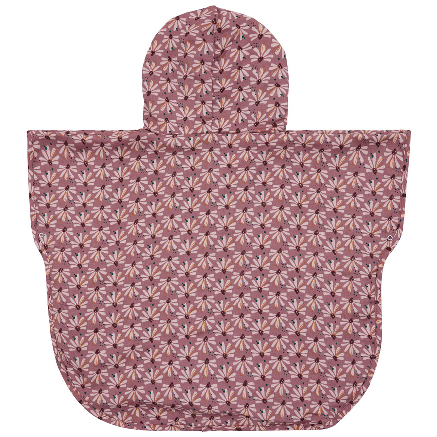 LUMA Mušelínové pončo Luma Flowerfever" "Barva:růžové|Požadované vlastnosti:Kapuce|velikost:86/92|Vzor:Flowerfever|Značka:LUMA|