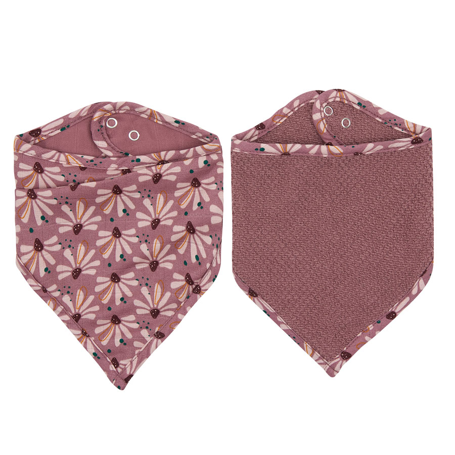 LUMA Bandana slintáček LUMA - Flowerfever" "Barva:růžové|Druh:bandana slintáček|Vzor:Flowerfever|