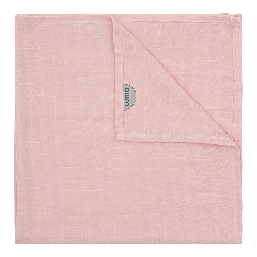 LUMA Mušelínová plenka Luma z bambusu 70x70 cm 3ks Flowerfever" "Barva:růžové|Druh:multifunkční plenka|Materiál:70% bambus 30% bavlna|Rozměry:70 x 70 cm|Vzor:Flowerfever|