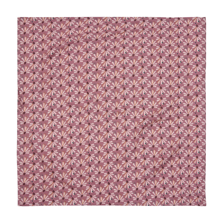 LUMA Mušelínová plenka Luma z bambusu 70x70 cm 3ks Flowerfever" "Barva:růžové|Druh:multifunkční plenka|Materiál:70% bambus 30% bavlna|Rozměry:70 x 70 cm|Vzor:Flowerfever|