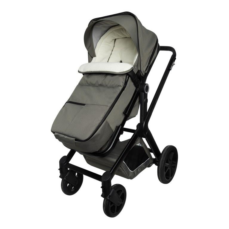 Koelstra Koelstra fusak pro Next Black" "Barva:černé|Délka:90|Druh:zimní|Materiál:polyester|Prošívaný:ano|Typ zapínání:pojízdné zipy|Umístění fusaku:do kočárku|