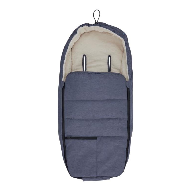 Koelstra Koelstra fusak pro Next Dark Grey Melange" "Barva:šedé|Délka:90|Druh:zimní|Prošívaný:ano|Typ zapínání:pojízdné zipy|Umístění fusaku:do kočárku|
