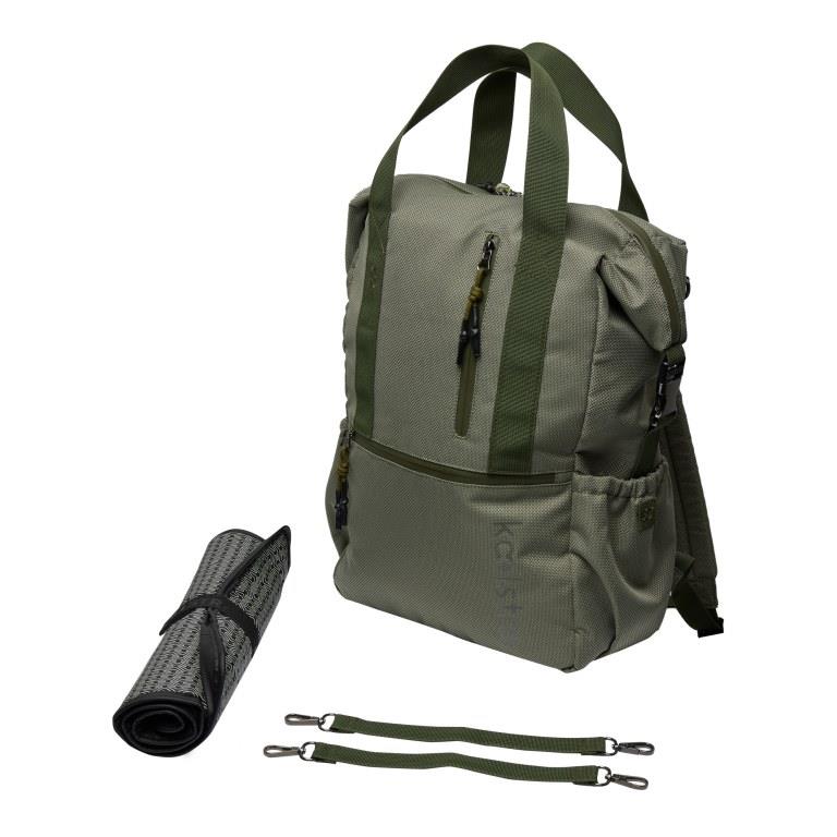 Koelstra Koelstra přebalovací batoh Jippe Taupe" "Barva:béžové|Lze připevnit ke kočárku:ano|Materiál:polyester|