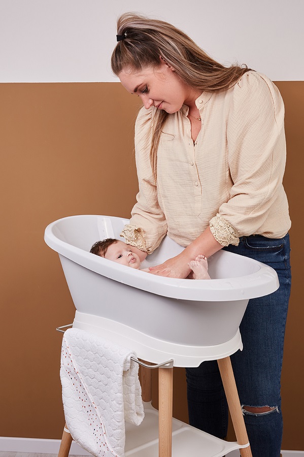 Bebe-Jou Koupací sada Bébé-jou Sense 7 dílná Light Grey" "Barva:šedé|Druh:koupací sada|Vzor:Light Grey|