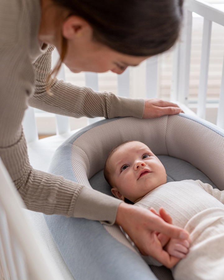 Inglesina Inglesina hnízdo Welcome Pod Peaceful Blue" "Barva:modré|Druh:hnízdečka|Výrobce:Inglesina|