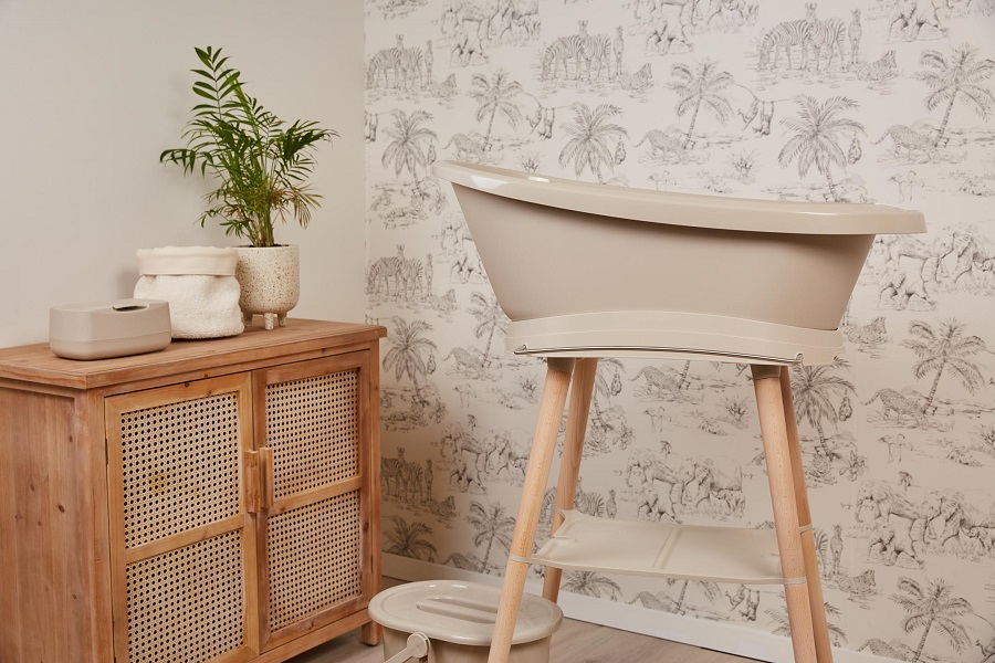 Bebe-Jou Stojan pod vaničku Bébé-Jou Sense Taupe" "Barva:béžové|Druh:stojany pod vaničku|Materiál:plastové|