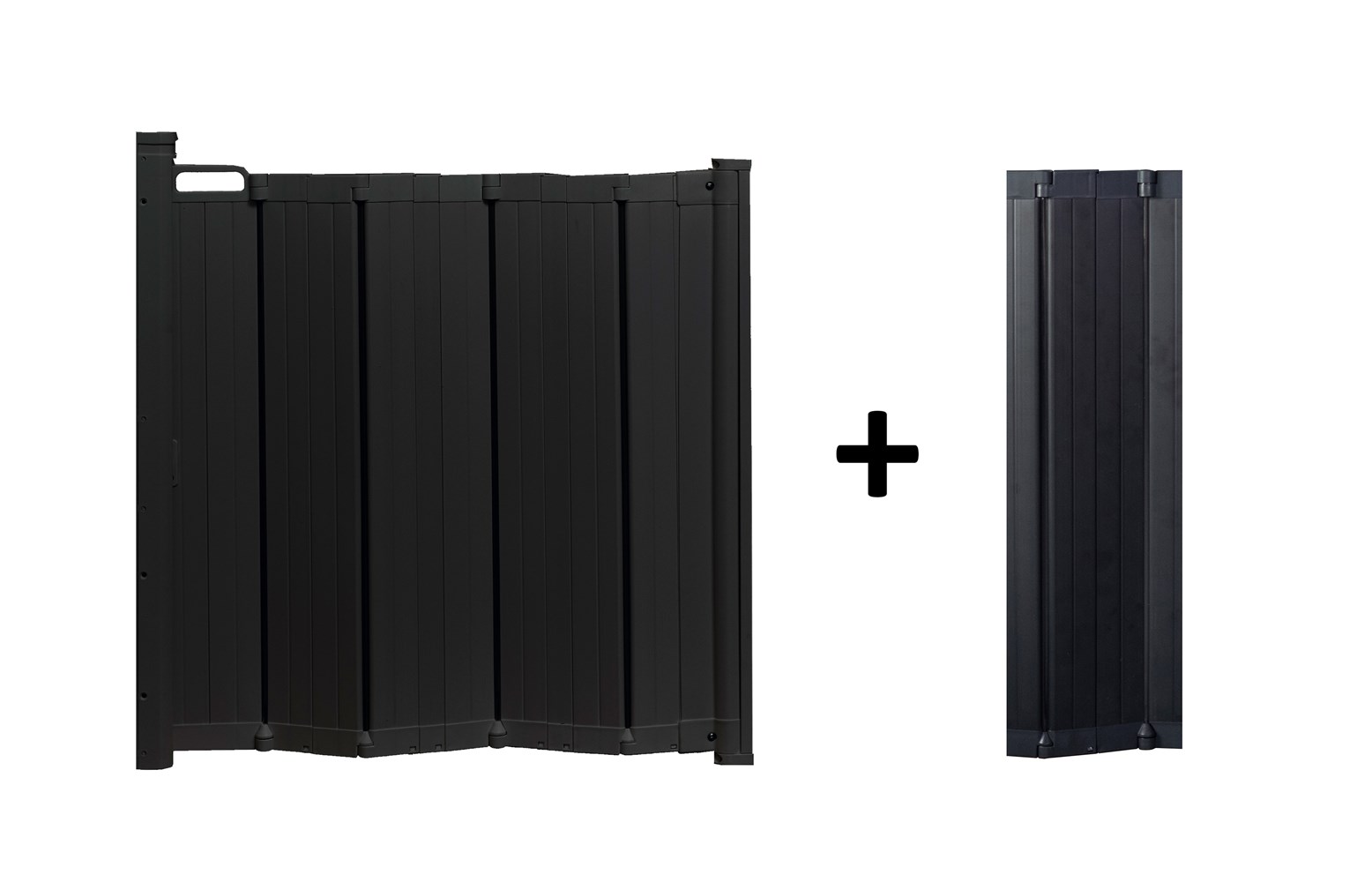 Baby Dan Prodloužení zábrany Babydan Guard Me Black o 24 cm" "Barva:černé|Druh zábrany:zábrana na schody|Materiál:kovové/plastové|Určení zábrany:bytové|