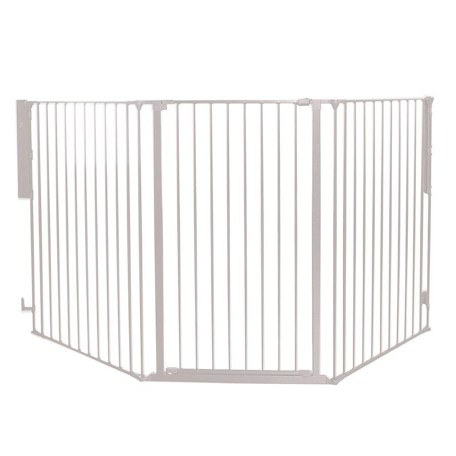 DogSpace DogSpace Rocky L extra vysoká (105cm) prostorová zábrana, bílá" "Barva:bílé|Typ:zábrany|