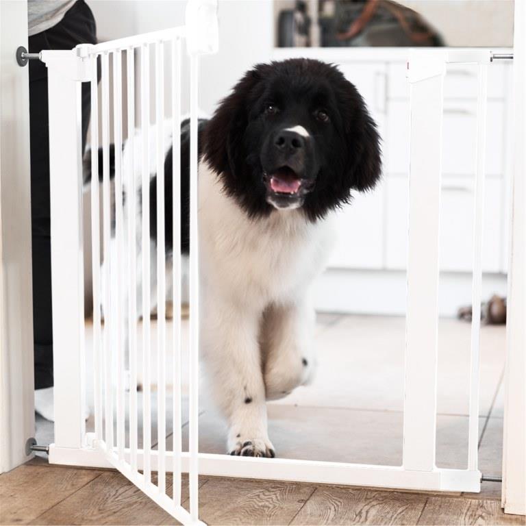 DogSpace DogSpace Lassie tlaková branka pro pejsky, 73-80 cm bílá" "Barva:bílé|Typ:zábrany|