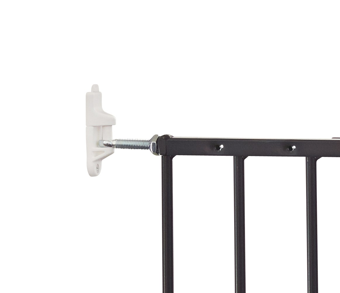 DogSpace DogSpace Charlie extra vysoká prodlužovací brána 62-107cm, šroubovací, kov černá" "Barva:černé|Typ:zábrany|Výrobce:BabyDan|Značka:Dogspace|
