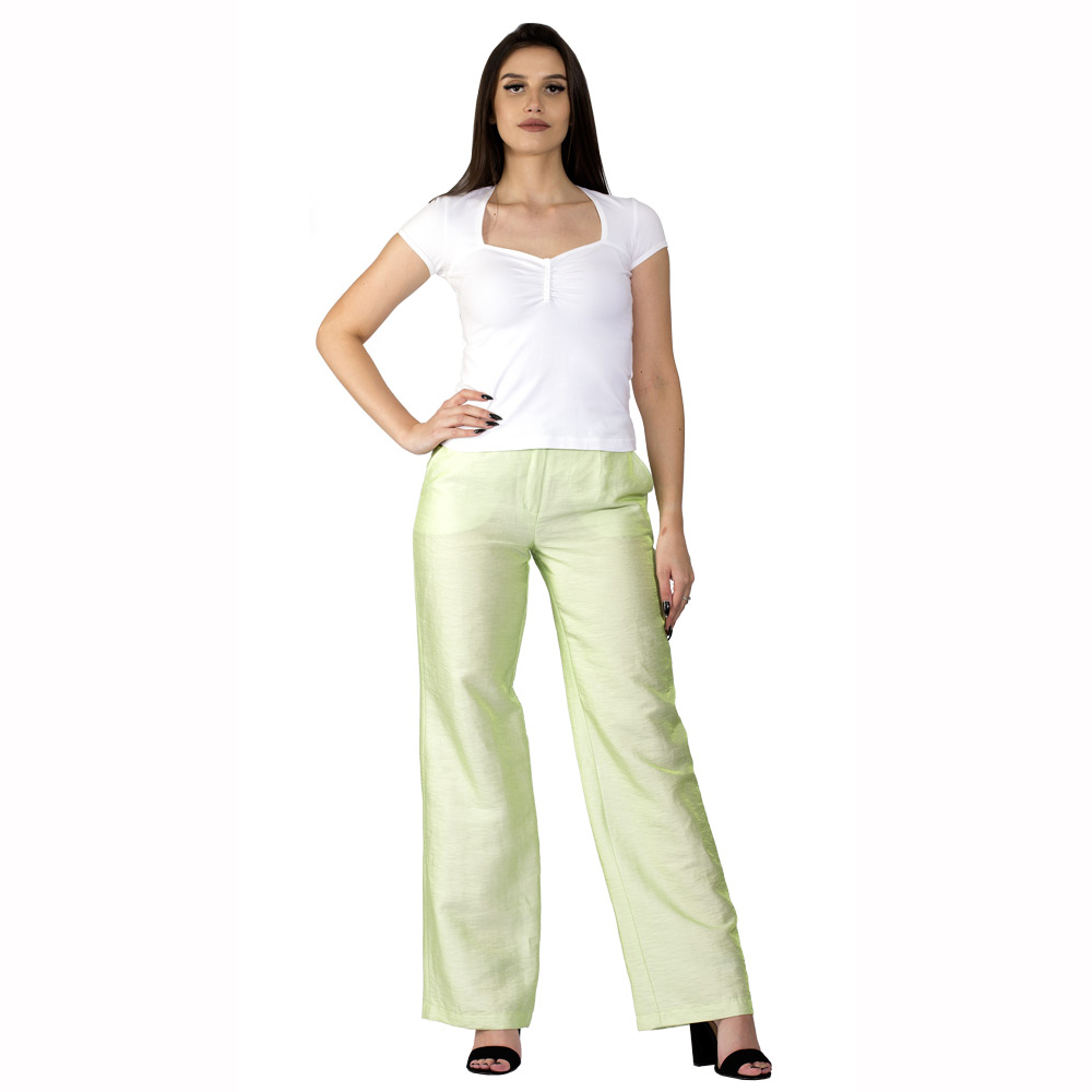 Rialto Dámské letní kalhoty se lnem Celles zelené 0029 Dámská velikost: 36