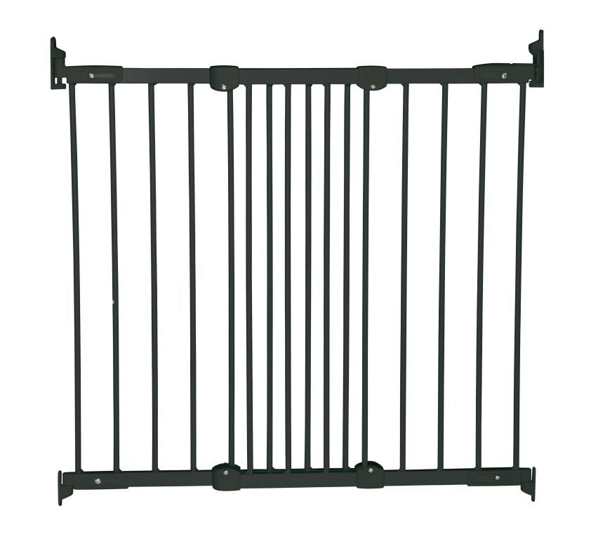 Baby Dan Zábrana Babydan Ebba Black 67-105,5 cm kov, šroubovací" "Barva:černé|Druh zábrany:zábrana na schody|Materiál:plast|