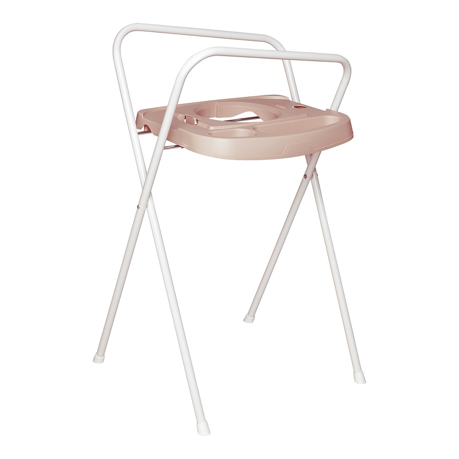 Bebe-Jou Kovový stojan Click na vaničku Bébé-Jou 103 cm Pale Pink