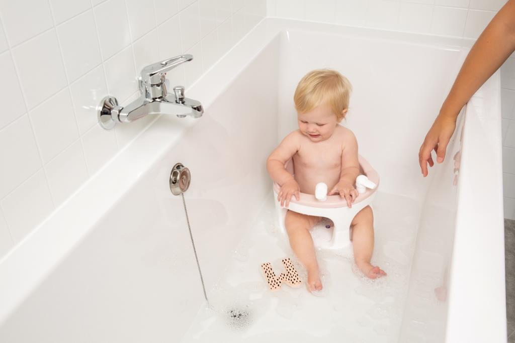 Bebe-Jou Koupací sedátko Bébé-Jou Pale Pink" "Barva:růžové|Druh:koupací sedátko|Vzor:Pale Pink|