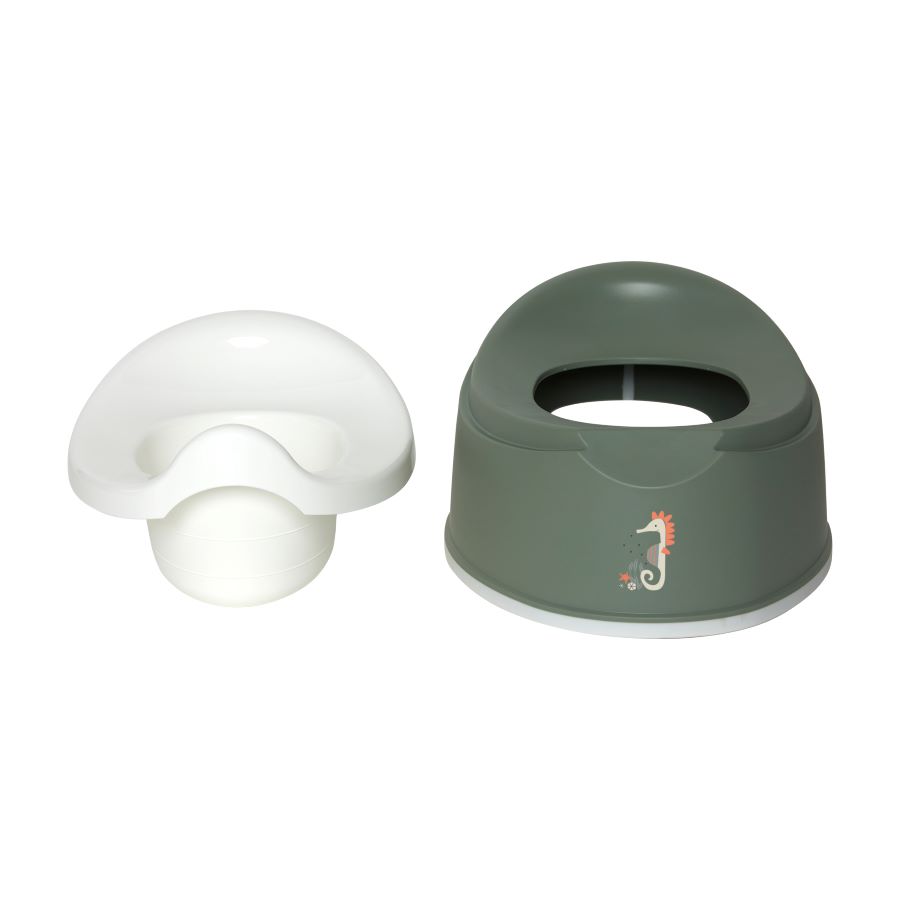 Bebe-Jou Nočník Bébé-Jou Grow Ocean Vibes" "Barva:zelené|Motiv/Serie:Ocean Vibes|Typ:nočníky|Vzor:Ocean Vibes|