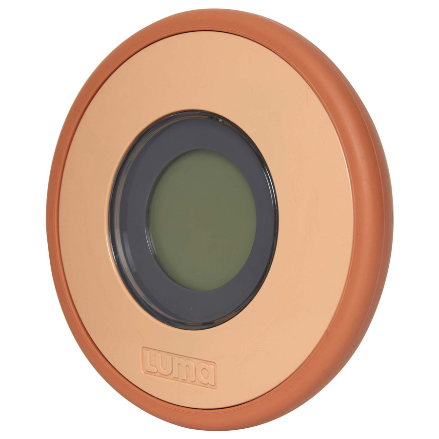 LUMA Digitální koupací teploměr LUMA Spiced Copper" "Barva:růžové|Druh:Vodní teploměry|Vzor:Spiced Copper|
