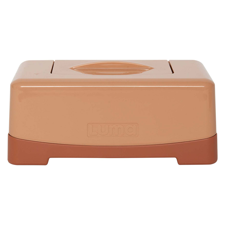 LUMA Box na vlhčené ubrousky LUMA Spiced Copper" "Barva:růžové|Druh:Kosmetické pomůcky|Rozměry:21x12,9x9,3 cm|Typ:pro kojence|Vzor:Spiced Copper|