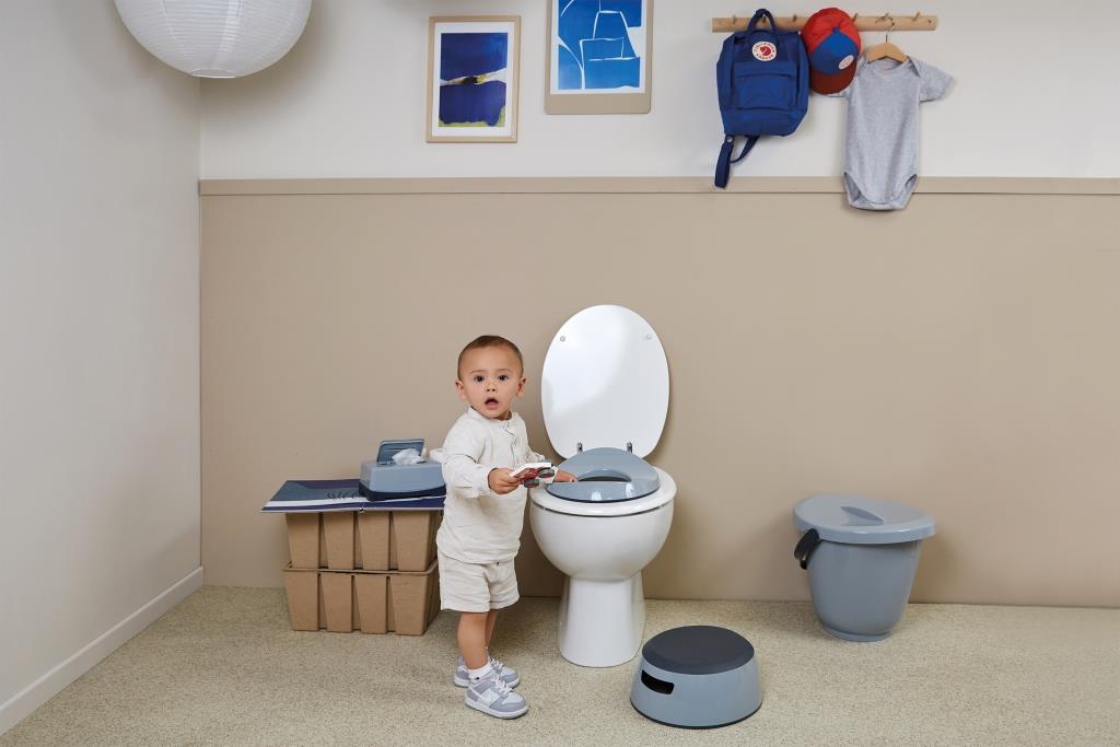 LUMA WC sedátko LUMA Iron Blue" "Barva:modré|Druh:WC sedátko|Kategorie:Nočníky|Typ:sedátka na WC|Výrobce:Luma|Vzor:Iron Blue|