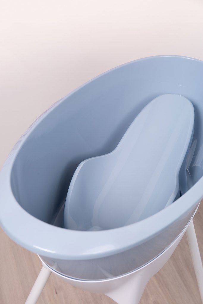 LUMA Dětské koupací lehátko LUMA - Iron Blue" "Barva:modré|Délka:49 cm|Druh:lehátka do vany|Kategorie:Vaničky a kyblíky|Vzor:Iron Blue|