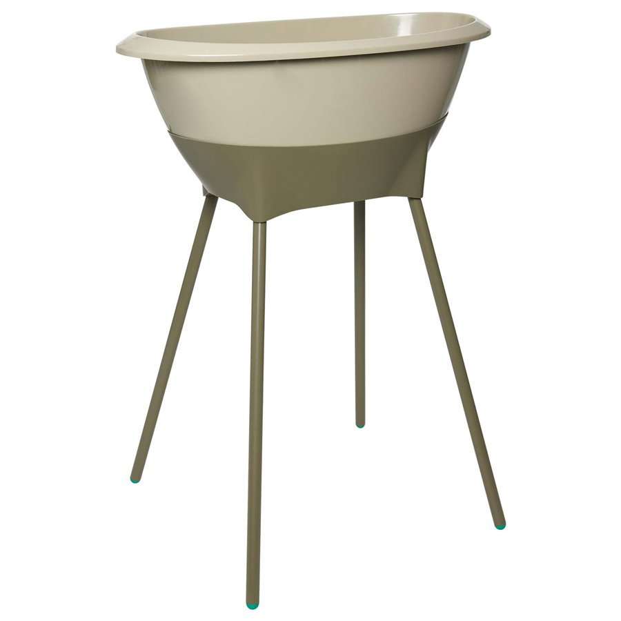 LUMA Stojan na vaničku LUMA Olive Green/Dark Olive" "Barva:zelené|Druh:stojany pod vaničku|Kategorie:Vaničky a kyblíky|Rozměry:78x32x16,5 cm|Vzor:Olive Green|