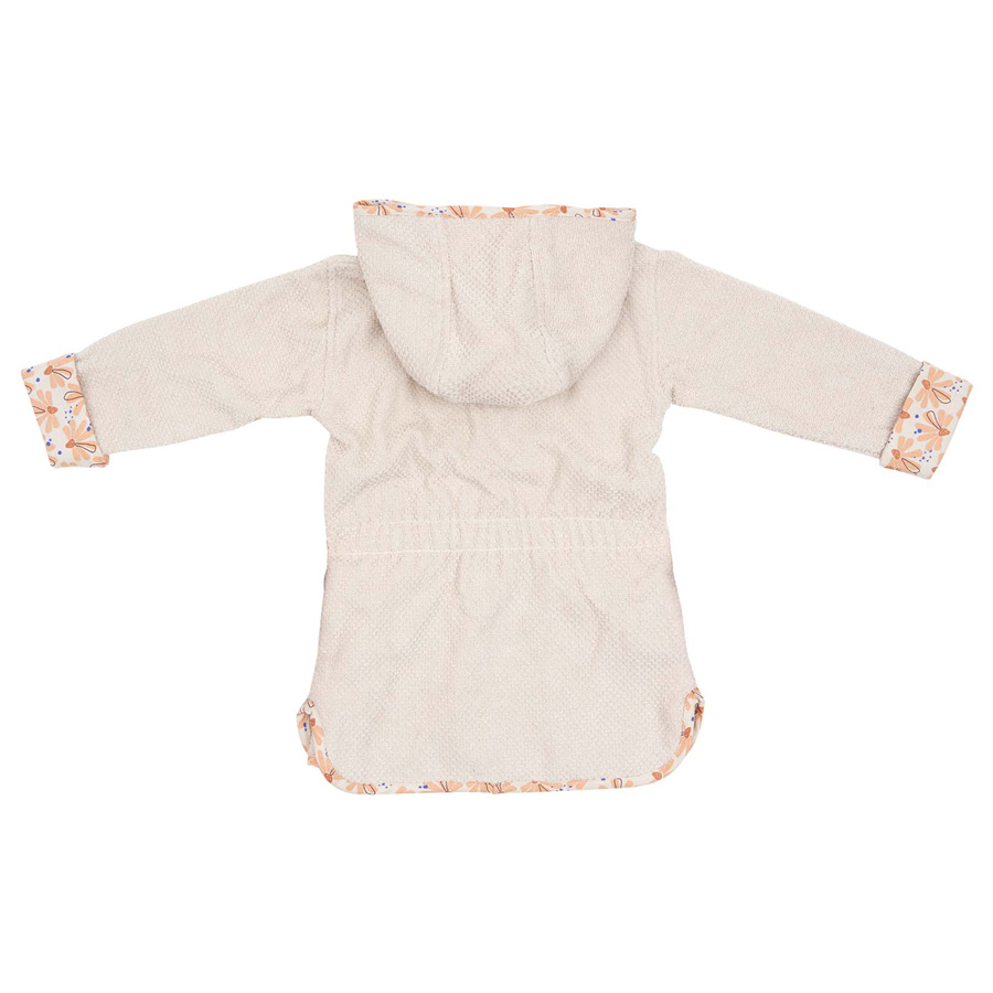 LUMA Župánek Luma Flowerfever Nude" "Barva:růžové|Druh:Dětský župan|Požadované vlastnosti:Kapuce|Vzor:Flowerfever Nude|Zapínání:Zavinovací|