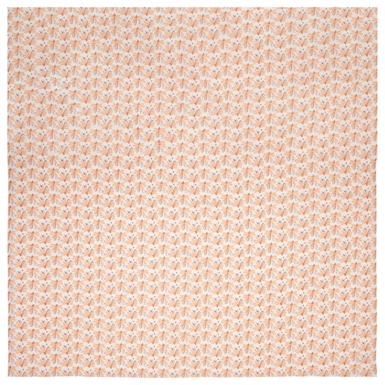 LUMA Mušelínová plenka XXL, 110x110 cm Luma Flowerfever Nude" "Barva:růžové|Druh:látkové|Typ:čtvercové|Vzor:Flowerfever Nude|