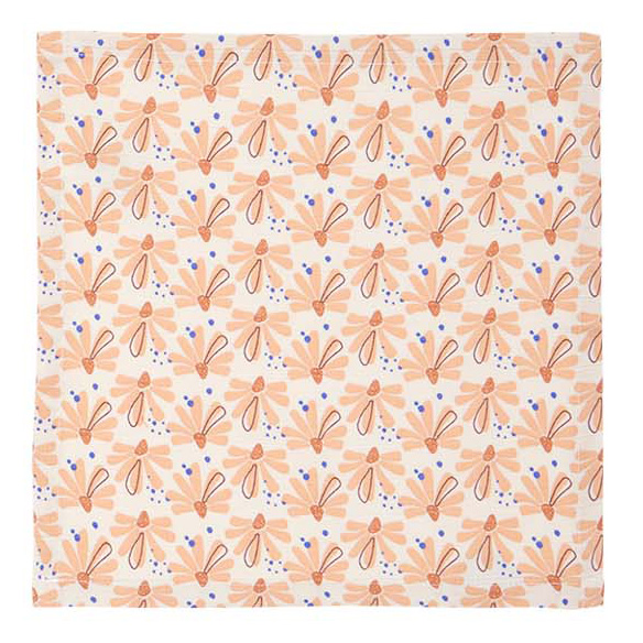 LUMA Mušelínové žínky na obličej Luma Flowerfever Nude 3ks" "Barva:Růžová|Druh:mycí žínky|Použití:pro kojence|Vzor:Flowerfever Nude|